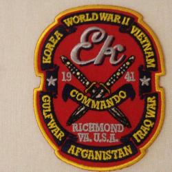 Patch écussons emblème  John EK Commando Knife rouge