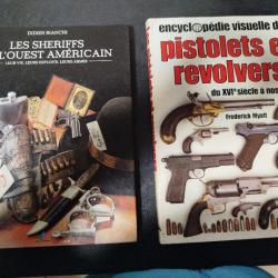 2 livres magnifiques sur les armes et les Sheriffs.