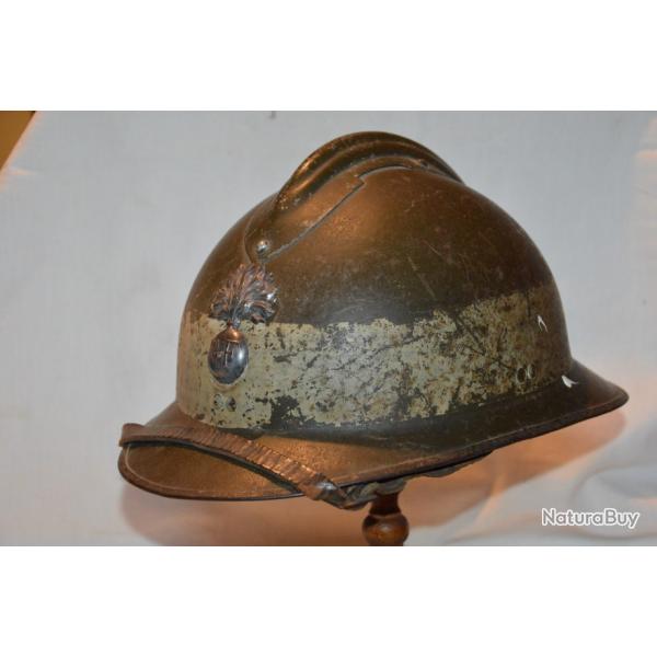 CASQUE ADRIAN Mle 1926 GUERRE 1939/1945-FRENCH ADRIAN HELMET 2WW