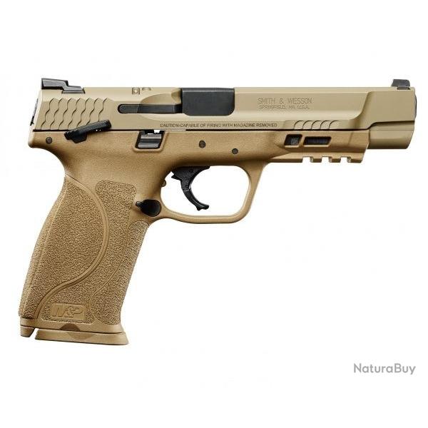 BLACK FRIDAY Pistolet Smith Wesson M&P9 M2.0 FDE canon 5" cal 919 mm