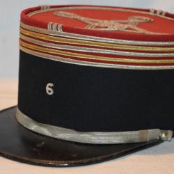 KEPI 1931 LIEUTENANT COLONEL 6° REGIMENT DE DRAGON -LIBERATION 43/45-INDOCHINE