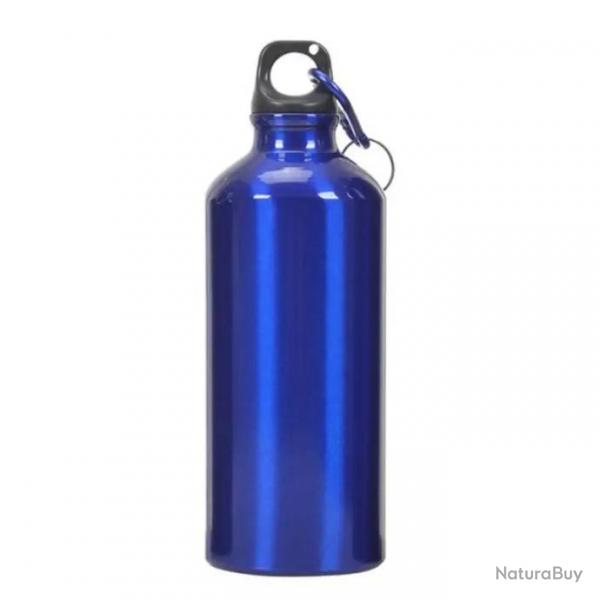 Bouteille isotherme en aluminium - 400 ml - Bleue