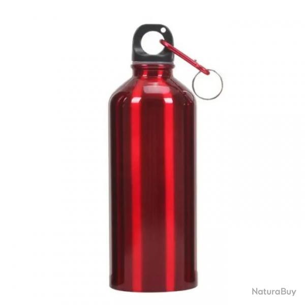 Bouteille isotherme en aluminium - 500 ml - Rouge