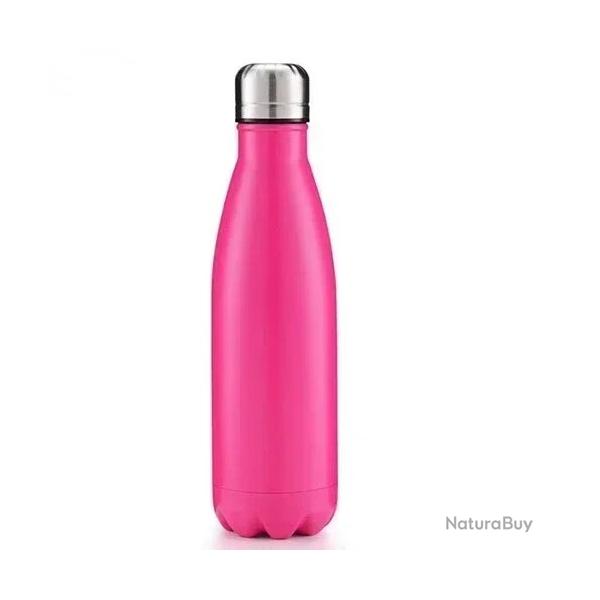 Bouteille isotherme 500 ml (Rose)