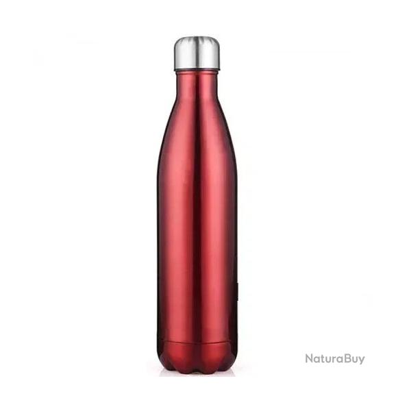 Bouteille isotherme 500 ml (Rouge)