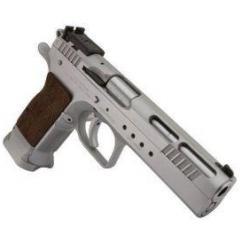 PISTOLET TANFOGLIO LIMITED CUSTOM CHROME CAL. 40SW PUITS ALU