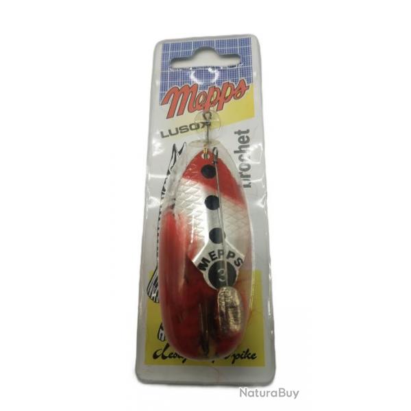 Mepps cuillre lusox rouge/argent points noirs 2