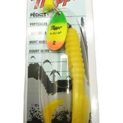 Mepps cuillère spinflex tiger à twist jaune 7