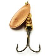 Cuiller Mepps Aglia Taille 3 - Cuivre Points Rouges - 6,5 Cm / 6,5 Grs - Pêche Brochet