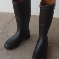 Bottes AIGLE modèle Parcours 2 Excellence intérieur cuir taille 44 neuves