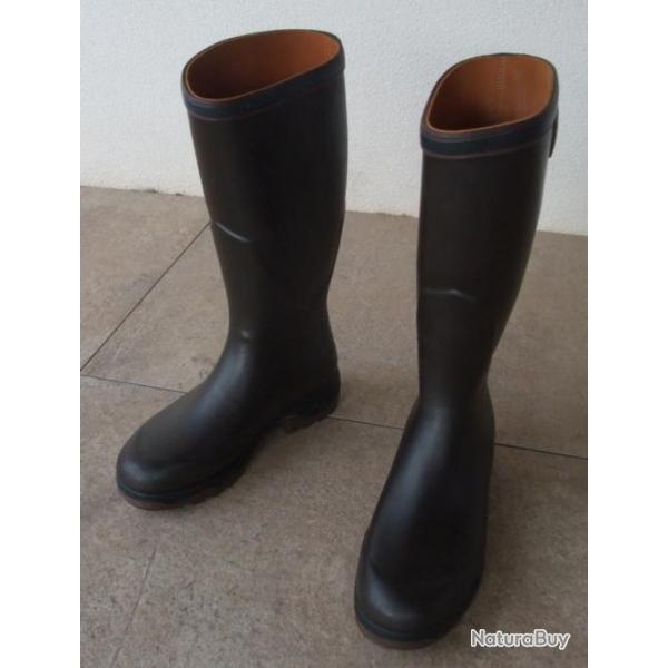 Bottes AIGLE modle Parcours 2 Excellence intrieur cuir taille 44 neuves