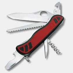 COUTEAU VICTORINOX FORESTER ONE HAND BI-MATIERE ROUGE 0.8361.MC