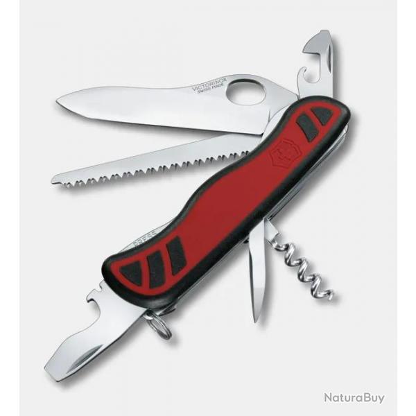 COUTEAU VICTORINOX FORESTER ONE HAND BI-MATIERE ROUGE 0.8361.MC