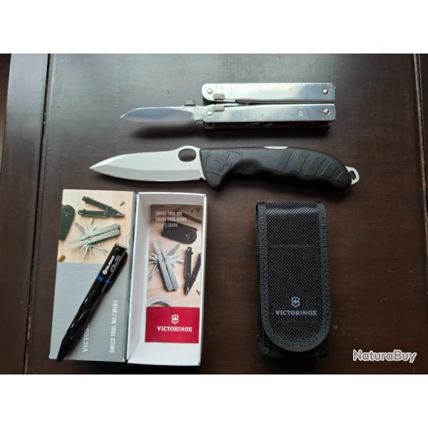 Lot Victorinox Swisstool MX + Victorinox Hunter Pro (offert: O'pen mini de Olight)