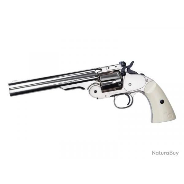 REVOLVER SCHOFIELD 6 CO2 IVORY FULL METAL 4.5 PLOMBS