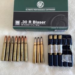 Vends 13 balles RWS 30r blaser