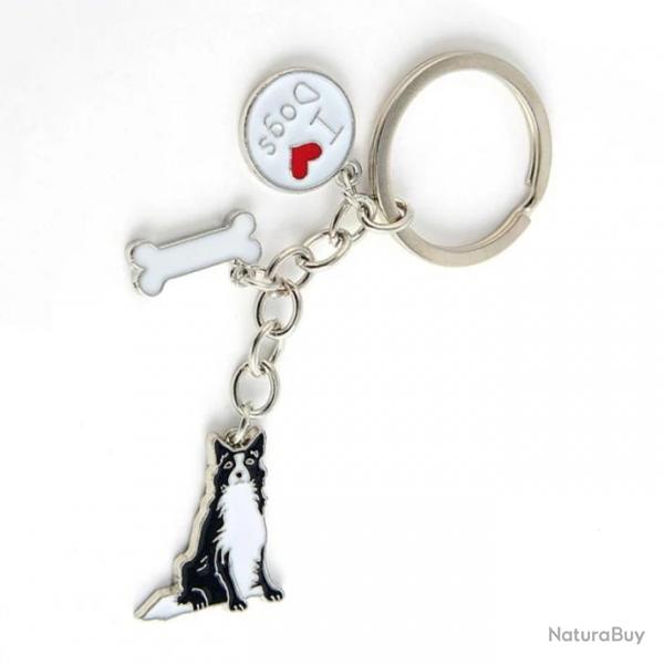 Porte-cls Chien (Motif 4) - LIVRAISON GRATUITE