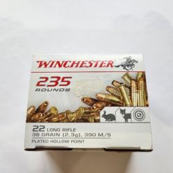 Boite de 235 cartouches 22LR winchester LHP