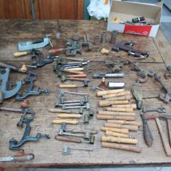 gros lot de matériel de rechargement chasse ancien