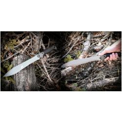 Couteau Machette  Reapr TAC Jungle Lame Acier 420 Manche TPR Etui Nylon SHF11006