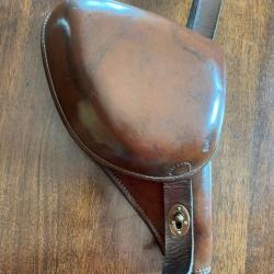 Etui jambon 1892 marron avec sa bandoulière - Daté 1906 -