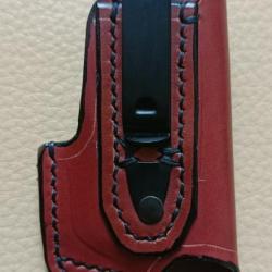 holster cuir droitier P.A. 6,35 Browning Baby, Astra 7000 et clones