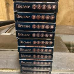 Lot de 12 boites de 10 cartouches marque MARY spécial Bécasse Calibre 12