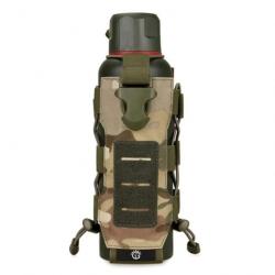 Sac de Bouilloire de Camping et Randonnée Durable Système MOLLE pour Hommes et Femmes Camouflage