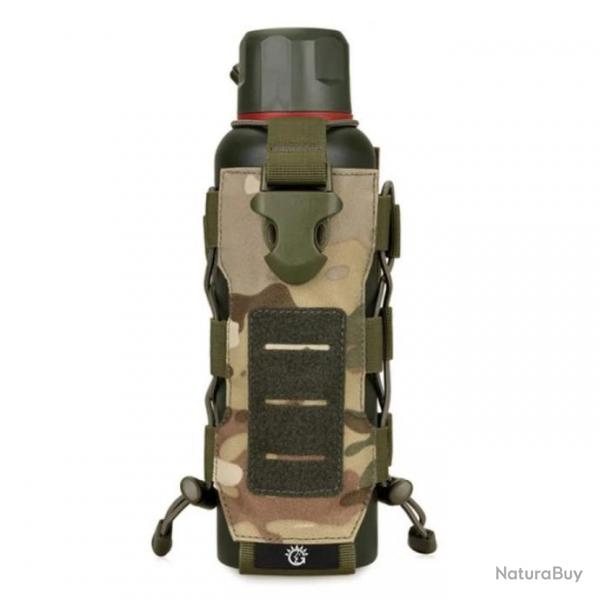 Sac de Bouilloire de Camping et Randonne Durable Systme MOLLE pour Hommes et Femmes Camouflage