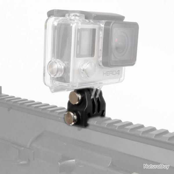 Montage pour camra type GoPro - Noir