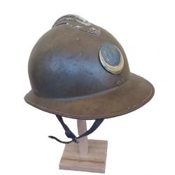 Casque Adrian modèle 26 armée d'Afrique libération