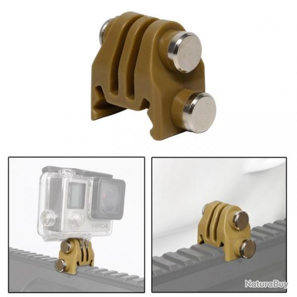 Montage pour camra type GoPro - Sable