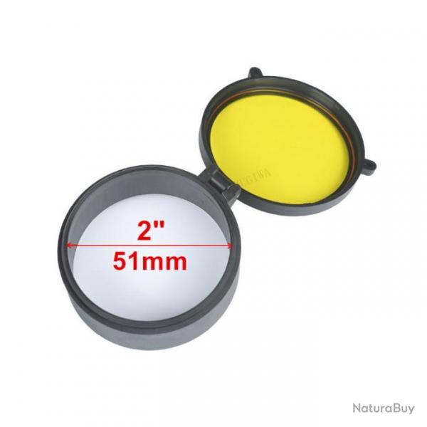 Bonnette de protection de lunette de vise 51mm