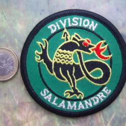 écusson militaire division salamandre (vert clair) Guerre du Golfe