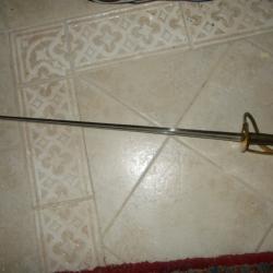 ancien grand sabre cavalerie légere armes mai 1884 modele 1882 militaria cavalier xix eme