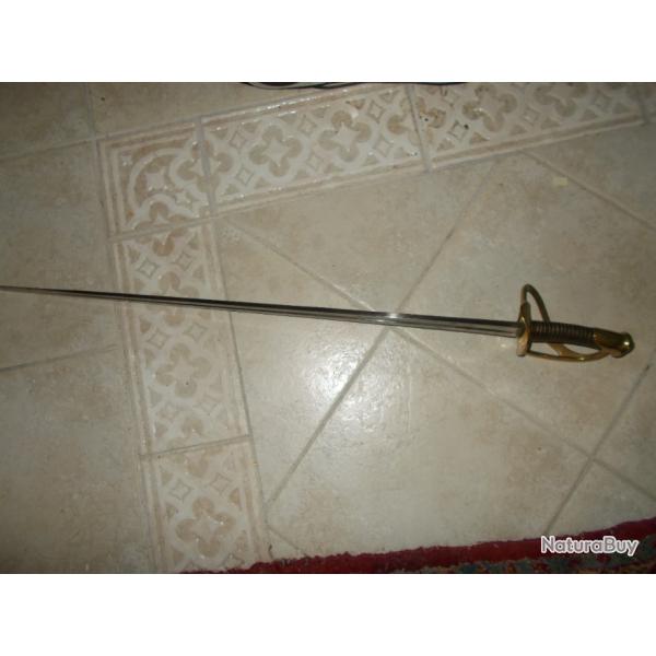 ancien grand sabre cavalerie lgere armes mai 1884 modele 1882 militaria cavalier xix eme