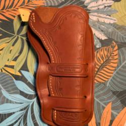 Holsters en cuir neuf 43/5 5/2 pour poudre noir type 44 ?