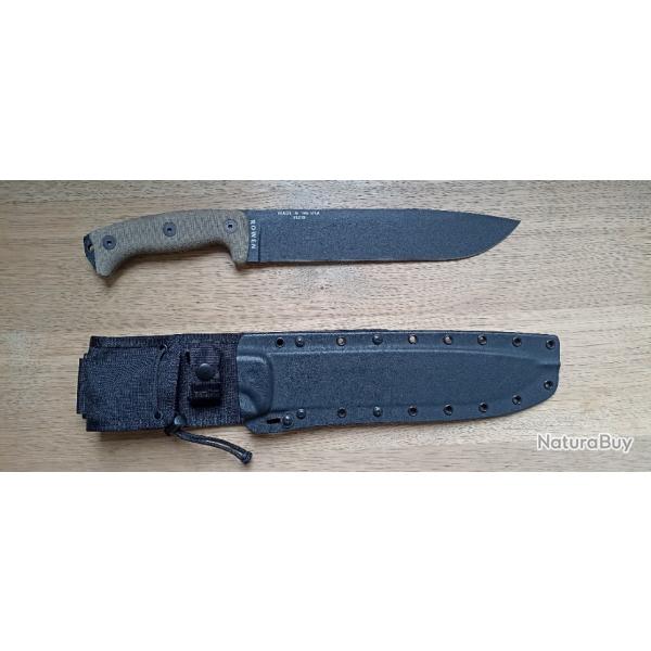 Couteau de survie Esee Junglas avec tui en kydex