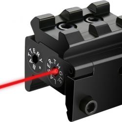 Laser Rouge Pistolet réglable Red Dot Sight Compact Fit Rail Mount 20mm Chasse Scopes