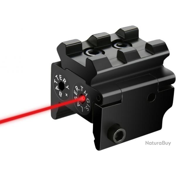 Laser Rouge Pistolet rglable Red Dot Sight Compact Fit Rail Mount 20mm Chasse Scopes