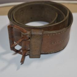 Ceinturon Cuir Français WW1 /WW2 France Soldat 1914/1918 French (20)