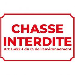 Panneau Chasse Interdite