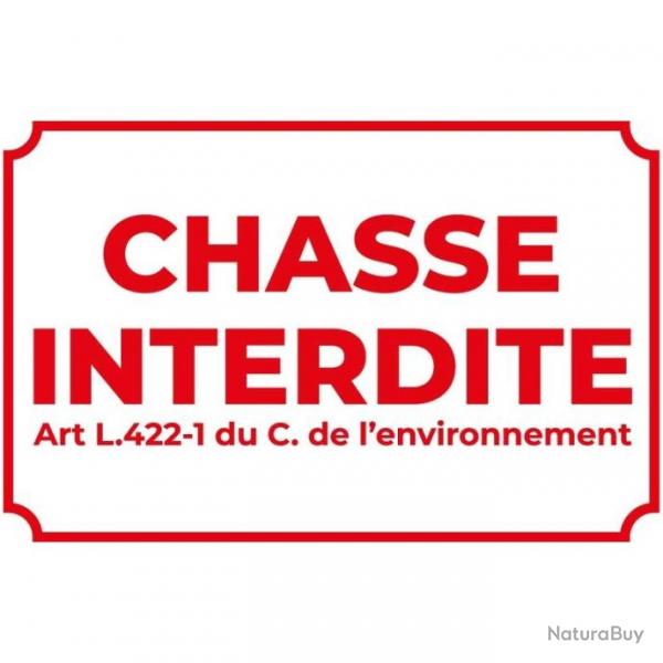 Panneau Chasse Interdite