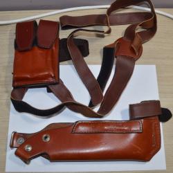 Holster / Etui pour Révolver Pistolet  Gould&goodrich 43/45 avec porte chargeur épaule (15)