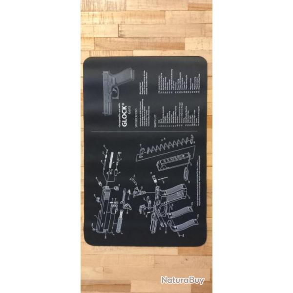 Tapis GLOCK pour le nettoyage et le dmontage 40cm30cm