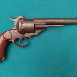 Revolver ancien E. LEFAUCHEUX calibre 11 ; années 1870