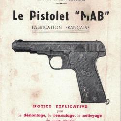 Notice pistolet MAB