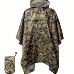 Poncho de chasse camo