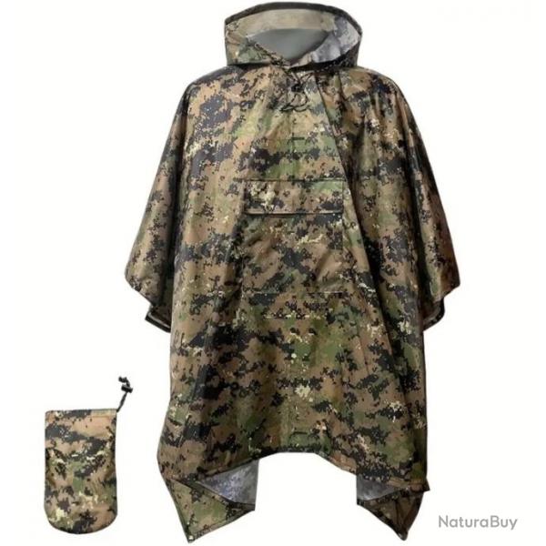 Poncho de chasse camo