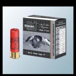 Dernier Carton de 250 cartouches Clever T3 Magnum Steel 36g Plombs n* 5